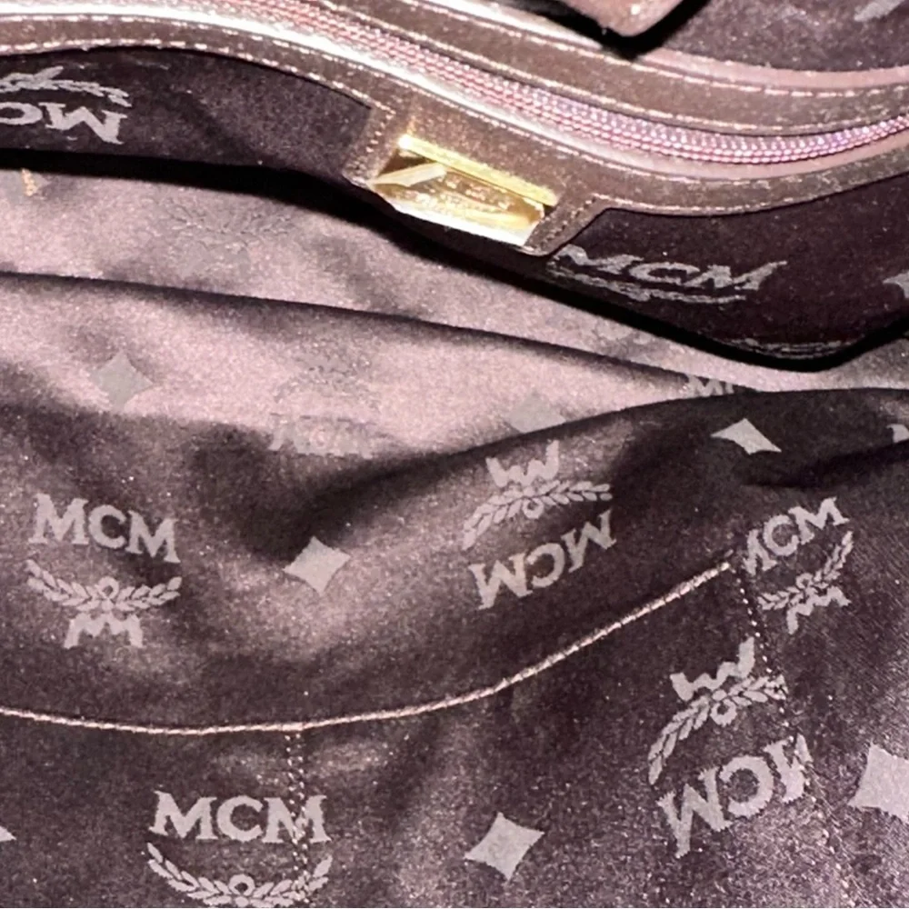 ❌SOLD❌🔥MCM VISETOS LEOPARD LARGE TOTE BAG LIMITED EDITION🔥MINT CONDITION - Picture 9 of 15